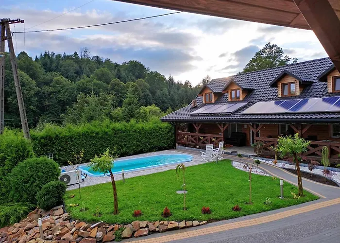 Jaskowa Chata Bieszczady Apartament Z Basenem